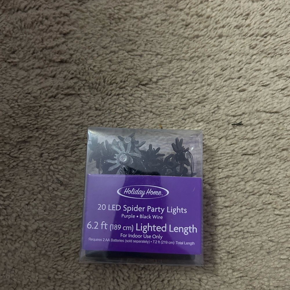20 LED Spider Party Lights